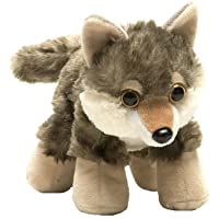 Los mejores  - Wild Republic - Hugems- peluche lobo- 18 cm (16244)